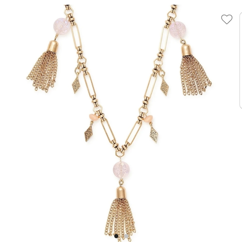 Alex and Ani boho necklace gold finish
